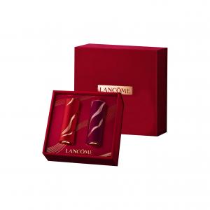 LANKOU новый чистый бальзам для губ 'Limited Love' подарочный набор помады мягкий фокус легко наносится 3,4г+3,4г LANCOME