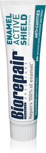 Усовершенствованная зубная паста Active Shield против зубного налета, которая поддерживает здоровье десен Biorepair, 75 мл