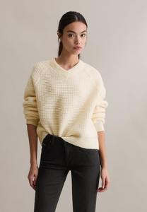 Джемпер Marc O'Polo DENIM LONGSLEEVE V NECK RAGLAN, White Blush/Off-White