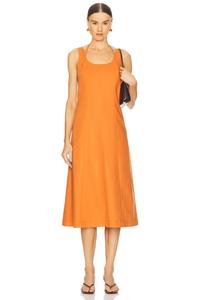 Платье-майка с швами Vince, dusk ember