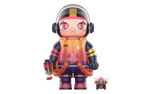 Коллекционная фигурка Coca Cola 1000% MEGA Treasure Collection SPACE Molly Cola Trendy Figures 70cm POP MART