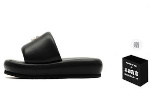 Шлепанцы Compass женские черные Smfk