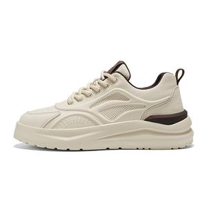 HLA Низкие скейтерские кроссовки мужские бежево-коричневые, цвет Beige Brown