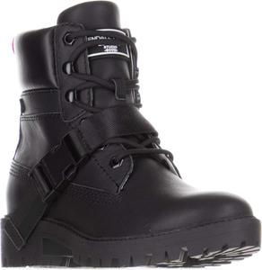 Женские ботинки Kendall + Kylie Eos из искусственной кожи с пряжкой, Black/Black