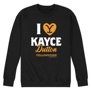 Мужской свитшот Yellowstone I Love Kayce Licensed Character