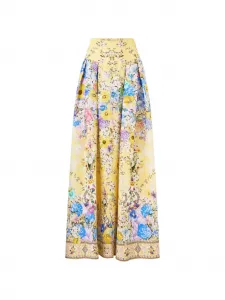 Юбка с цветочным принтом Camilla, желтый