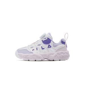 FILA KIDS Heritage FHT устойчивые к истиранию дышащие баскетбольные кроссовки FILA White/Heather Purple детские