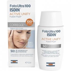 ISDIN Fotoultra Active Unify Fusion Fluid SPF100+ для лица 50 мл