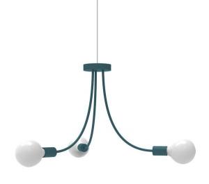 Подвесной светильник Lumicom Classic 3X, 60x60x60 см, синий