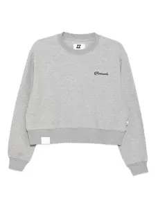 Толстовка с вышивкой Izzue, серый