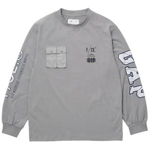 Футболка на осень и зиму унисекс GAP, серый