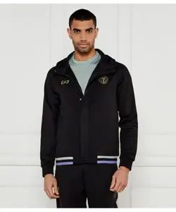 Толстовка Regular fit Ea7, черный