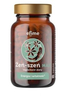 Экстракт женьшеня в капсулах Ekamedica Efime Żeń-szeń, 60 шт