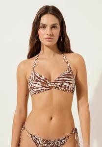 Верх бикини ZEBRA Calzedonia, коричневый