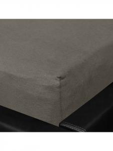 Простыня BettwarenShop, серо-коричневый