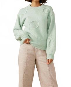 Джемпер Motion Knit в мятном цвете Mon Renn, мятный