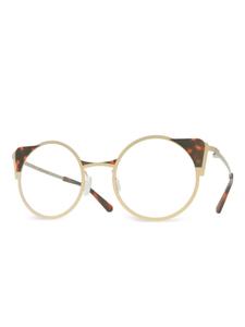 Gamine очки в круглой оправе, золотой