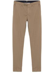 Зауженные брюки чинос PT Torino, коричневый