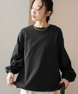 Хлопковая футболка с длинными рукавами, производство США Coen, цвет Black