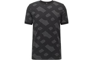 Hugo Boss Мужские черные футболки с круглым вырезом