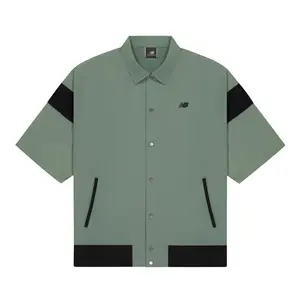 New Balance Рубашка MET 24 мужская army green