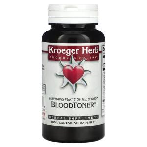 Растительная добавка Kroeger Herb Co Blood Toner, 100 капсул