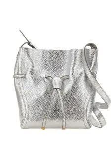 Сумка на плечо из кожи Sienna Gianni Chiarini, серебряный