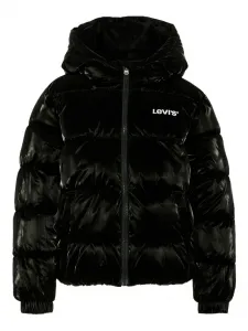Пуховик с капюшоном Levi'S Kids, черный