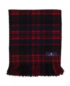 Твидовый плед в хайленд-тартан Prince of Scots, красный