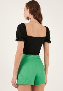 Блузка Slim Fit LELA, черная