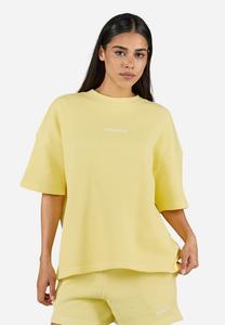 Футболка с принтом AMANDA OVERSIZED RIB TEE Pegador, желтый