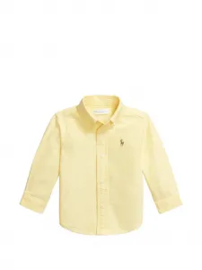 Рубашка оксфорд с вышивкой POLO RALPH LAUREN KIDS, желтый