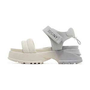 Пляжные сандалии женские серо-бежевый Josiny