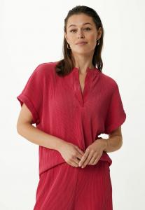 Базовая футболка SHORT SLEEVE WITH STAND COLLAR - Blouse Mexx, розовый