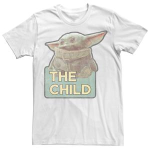 Мужская футболка с наклейкой «Звездные войны, мандалорец, ребенок» Star Wars