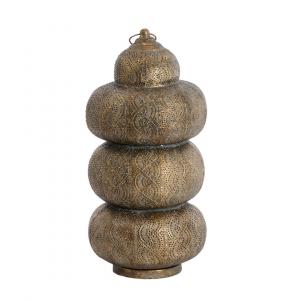 Настольная лампа Kaito Brown 25/25/52 см Light & Living, коричневый