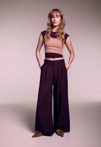 Брюки Stradivarius SUPER ADJUSTABLE, Dark Red