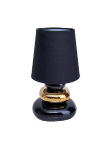 Настольная лампа "STONEY" в черно-золотом цвете - (Д) 16 см x (Ш) 16 см x (В) 31 см näve