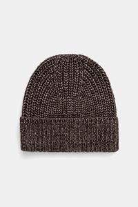 Шапка из шерстяной смеси Sisley, коричневый