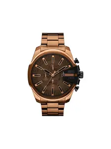 Наручные часы 48 мм Diesel, коричневый