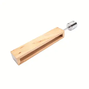 Наконечник карниза Liedeco "Наконечник, концевая кнопка "Скандинавия" Хернинг", (1 шт), наконечник, концевая кнопка Хернинг, 1 шт, цвет edelstahlfarben/buchefarben