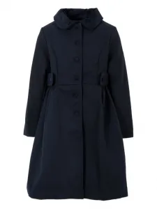 Пальто с бархатным воротником Patachou, синий