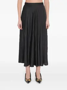 Юбка миди асимметричного кроя Balenciaga, черный