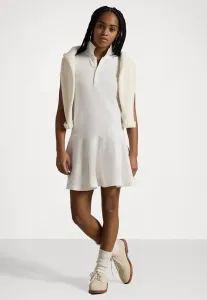 Платье-Поло из эластичной сетки 714y повседневное платье Polo Ralph Lauren, White