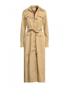 Платье миди Dries Van Noten, песочный