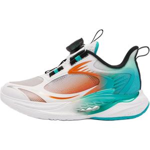 Кроссовки детские с низким верхом, устойчивые к скольжению, для детей от 3 до 7 лет QIAODAN, белый/синий