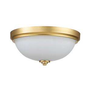 Потолочный светильник для ванной комнаты Elstead Lighting, 33,5x15,6 см, цвет латуни