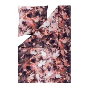 Постельное белье Jersey-Bettwäsche 135x200 см Rot Floral Estella, красный