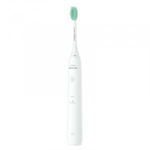 Электрическая зубная щетка для взрослых Soundwave с вибрацией, 2 режима, удаление налета, защита десен HX2431/02 PHILIPS, белый
