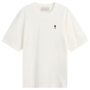 Футболка свободного кроя с коротким рукавом ADC Ami Paris, Blanc Creme